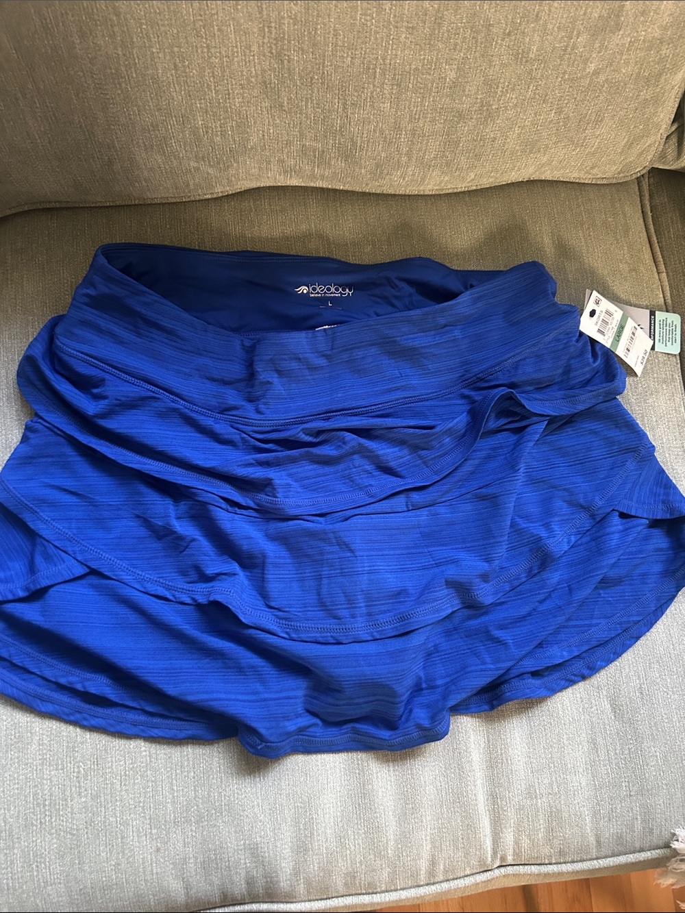 Ideology Cobalt Blue Layered Athletic Skort